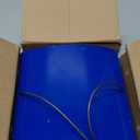 Kingsyard Upgraded Upside Down Double Suet Feeder with Metal Weatherproof Roof, Squirrel-Proof Metal Edging, Suet Feeders for Outside Hanging, Great for Attracting Woodpecker, Nuthatch, Titmouse (Blue)