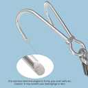 EEBBL Scuba Diving Reef, Scuba Diving Reef Stick, Anti-seawater Corrosion Double Scuba Diving Reef Hooks Scuba Diving, 316 Stainless Steel Reef Cord Hook