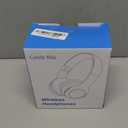 Kids Bluetooth 6.0 Headphones with LED Light, 85Hours Playtimes, Type-C Fast Charging, 85/94dB Volume Limited, Comfort Wireless Headphones with Built-in Mic, Wired & TF Card Mode, Blue