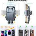 Car Phone Holder Mount Window + Vent +DashWindshield Phone Mount for Car360RotationSuction Cup Phone Mount for Truck Stand Phone Holder Camera Mount for iPhone Comfortable Natural Video Recording