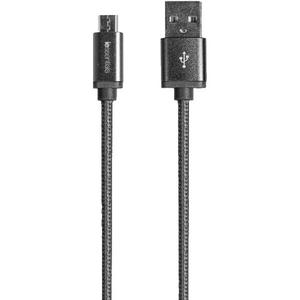 Z GEAR 6 Foot Braided Sync & Charge Cable. Metal Housing For Micro USB