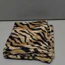 CARRIE HOME Tiger Decor Animal Print Tiger Pillow Covers Soft Velvet Throw Pillows 18x18 Set of 2 Modern Farmhouse Home Decor for Bedroom Couch Sofa (No Pillow Insert)