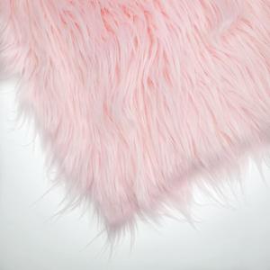 Pink Faux Mongolian Fur Photography Prop 20"x36", Newborn Prop, Basket Stuffer, Layering Blanket, Rug (Medium)