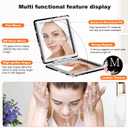 3 x 2-Pack Letter Compact Mirror, 1X/3X Magnifying and Portable Makeup Mirror, Travel Small Pocket Mirror for Women