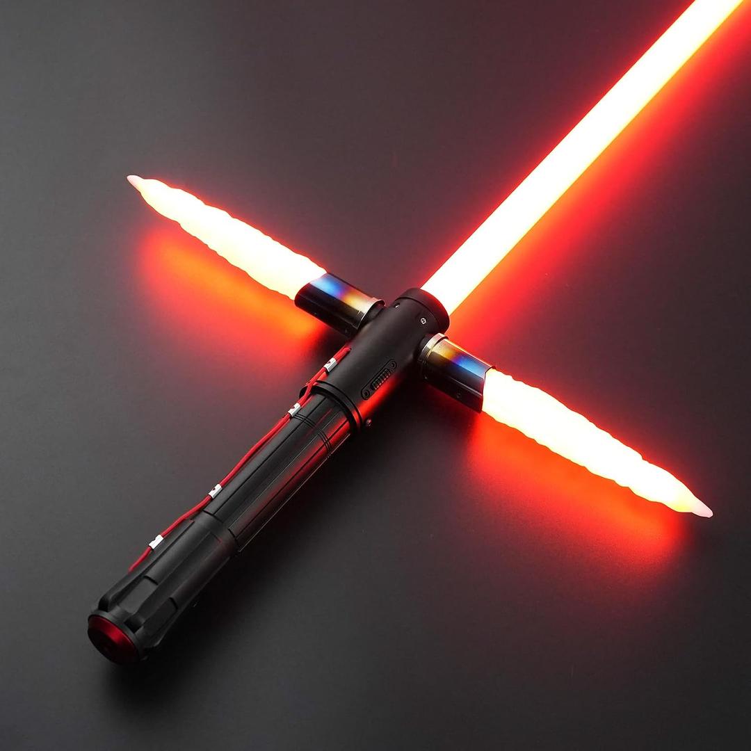 Xenopixel V3 Smooth Swing Crossguard Light Saber, 34 Sound Fonts Motion Control Light Sabers with Infinite Color Changes, Metal hilt Rechargeable Light Saber for Adults, 36 inches