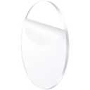 ADTDA 1 Pieces 1/4" Clear Circle Acrylic Sheet,24 Inch Diameter Plexiglass Sheets Round for Cake Discs,Plexiglass Table Top, Backdrops and DIY Display Projects Craft