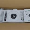 Amico Ceiling Fans with Lights, 42 inch Low Profile Ceiling Fan with Light and Remote Control, Flush Mount, Reversible, 3CCT, Dimmable, Noiseless, White Ceiling Fan for Bedroom, Indoor/Outdoor Use