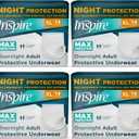 Inspire Adult Diapers Women or Men - MAX Absorbency | Our Most Absorbent and Dry, Incontinence Underwear for Women or Men | Leak Proof Diaper Overnight or Daytime for Heavy (XL (56 Count))