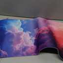 Keyboard Mat, Large Mouse Pad, Colorful Clouds
