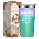 DOEARTE Nurse Preceptor Gifts - A Truly Great Preceptor Is Hard to Find - Preceptors Gifts Nursing - Thank You, Christmas Gift for Nurse Practitioner Women - 20oz Tumbler (Preceptor Glitter Bubble Gum)