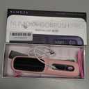 NUMOYA Go Brush Pro 2025 Upgrade Portable Cordless Hair Straightener Brush for Women (Pink)