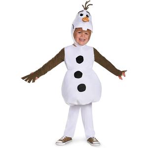 Disguise boys Olaf Toddler Classic Costume, Official Frozen Halloween Costume (Medium (3T-4T), One Color)
