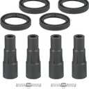 uxcell 4 Set Engine Ignition Coil Boot Kit No.19205156/9091902252/9091902258 Fit for Toyota Corolla 2009-2019 for Toyota Matrix 2009-2013