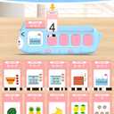 QuTZ Phonics Learning Toy for Preschool Kids – Talking Flash Cards with Sound Machine, Word Blending & Math Games – Educational Reading & Counting Activity Set 4-8