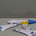 Airplane Toy with Bump and Go, Kids Airplane Toys Flashing Lights and Sound, Realistic Model Plane for Boys and Girls Ages 3-12, Birthday Gifts (Blue)