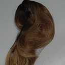 Long Layered Light Brown with Blonde Wig Balayage Color Wig with Brown with Blonde Highlight Wig Synthetic Hair Multicolor for White Women