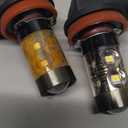 LED Fog Light Bulbs for Ford F250 F350 F450 F550 XL XLT 2023 2024 2025 Super Duty 6500K Cool White High Brightness Truck LED Bulbs Combo 9005 H11 H11 Pack of 6