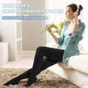 Compression Pantyhose for Women & Men, Medical Graduated Compression Stockings, Compression Tights, Large