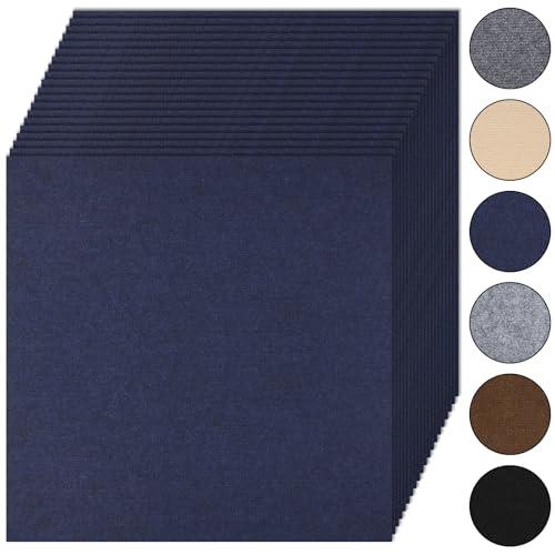 CvoMep 20Pcs Carpet Tiles Peel and Stick 24”x 24” Non-Slip Self Adhesive Squares Carpet Floor Tile Reusable Waterproof Carpet for Living Room Bedroom
