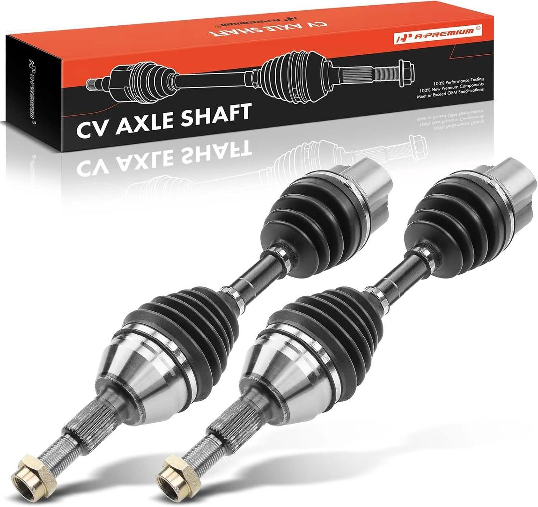 A-Premium Pair (2) Front CV Axle Shaft Assembly Compatible with Chevrolet Classic, Malibu & Oldsmobile Alero, Cutlass & Pontiac G6, Grand Am & Saturn Aura, Driver and Passenger Side
