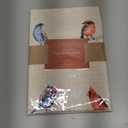 Maison d' Hermine Kitchen Towels Set of 2 100% Cotton 27.50" x 20" Reusable Cloth Tea Dish Towels Absorbent with Hanging Loop for Kitchen, Dining, Cocktail Parties Spring/Summer (Birdies on Wire)