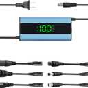 54.6V 3A Electric Scooter Charger 6 in 1 Plugs Universal,for 48V Electric Scooter Ebike Lithium Battery, Smart Display, Fast Charging, Overcharge Protection, Compatible with Multiple Models (54.6 3A)
