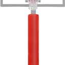 Basketball Pole Padding Heavy Duty Safety Pad for 3"- 5" Round Poles, Waterproof & Durable Garage, Basement, Outdoor Court Safety Pad (Red)