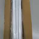 2 Pack White Spring Tension Curtain Rods 30 to 63 Inch Adjustable Expandable Spring Loaded Curtain Rods No Drilling Suitable for Small Short Tension Rods 33-59 Inch Doors, Windows, Closet