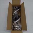 CANEOE Spiral Led Pendant Light Fixture,15W 6000K Modern Integrated LED Hanging Lamp, Adjustable Height Black Kitchen Island Light Fixture for Dining Room Bedroom Kitchen Sink, 1 Pack (Black)