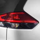 Huray Right Outer Tail Light for Nissan Rogue 2017-2019 Passenger Side Taillight Lamp Assembly Replacement for NI2805110 (Black Housing)