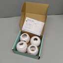 Child Safety Door Knob Cover (4 Pack) Hard-to-Remove Dual-Lock Door Handle Covers for Kids - Reusable Baby Proof Door Knob Locks - Installs Easily, No Tools Needed (White)