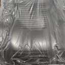 COLAMY Executive Office Ergonomic Chair with Thick Bonded Leather, 300lbs Capacity Big and Tall High Back Desk Chair with Flip-up Armrests, Adjustable Height and Tilt for Working, Study, Gaming,2PC (287-black)