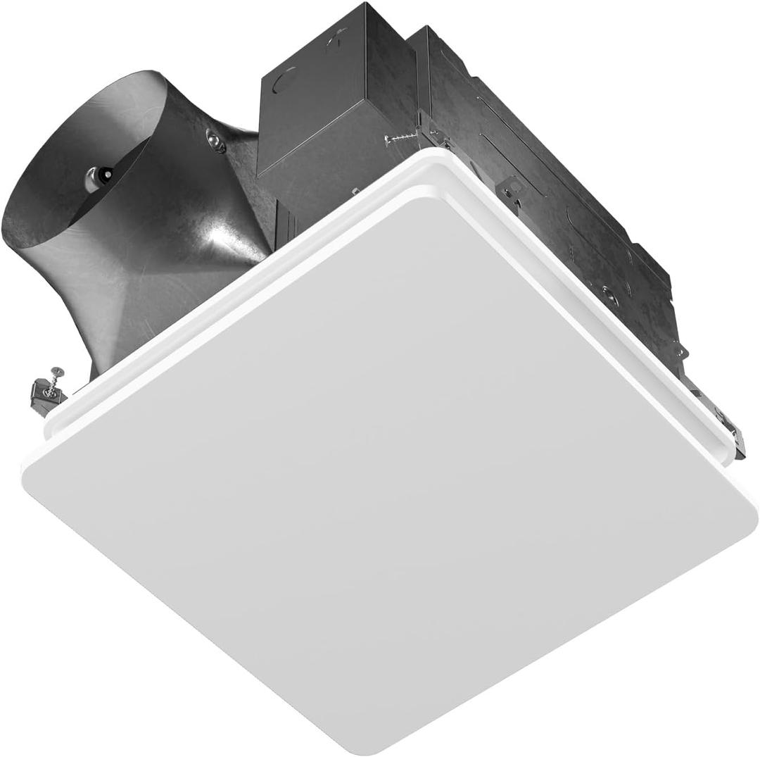 EVOLVE Premium Bathroom Exhaust Fan w/Continuous Run, 110-130-150 Selectable CFM
