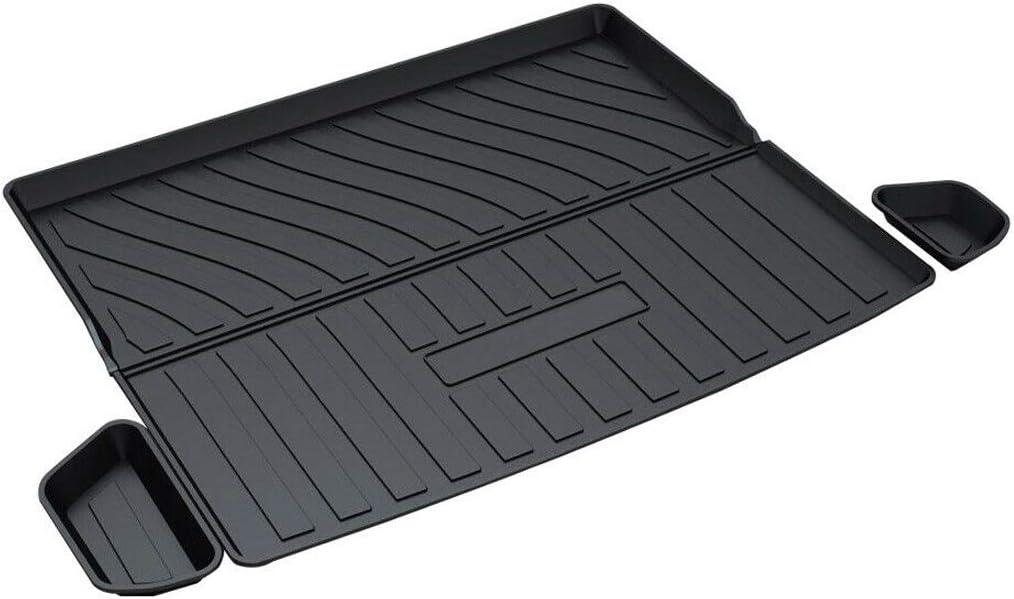 Cherokee Cargo Liners - All-Weather Protection Rear Cargo Trunk Tray Floor Mats Compatible with 2019 2020 2021 2022 2023 Jeep Cherokee, 3D Modeling Waterproof Durable TPO Accessories Custom-Fit