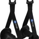 HXD-ERGO Ergonomic Exercise Handles for Cable Machine Attachments, Pilates, Strength Training WorkoutResistance Bands Heavy Duty Working Out Handles Accessories (Integrated Carabiner)