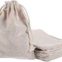10PCS 43 Inches Cotton Bags, Party Favor Bags, Drawstring Bag, Small Drawstring Pouch for Party Wedding Storage Home Supplies, Spice Bag for Filtering Cooking Soups/Tea/Cold-Brewed Coffee