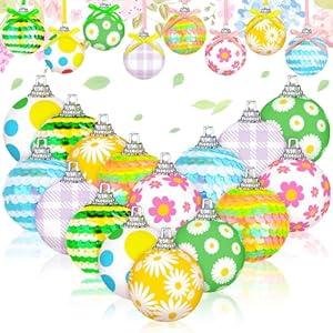 Riceshoot 12 Pcs Valentines Day Ball Ornaments 2.36 Inch Red Pink White Buffalo Plaid Decor Heart Balls Ornaments for Tree Valentine's Day Party Supplies Decorations (1.97 Inches/ 5 cm, Cute)