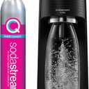 SodaStream Terra Sparkling Water Maker (Black) with CO2 and Dishwasher Safe Bottle