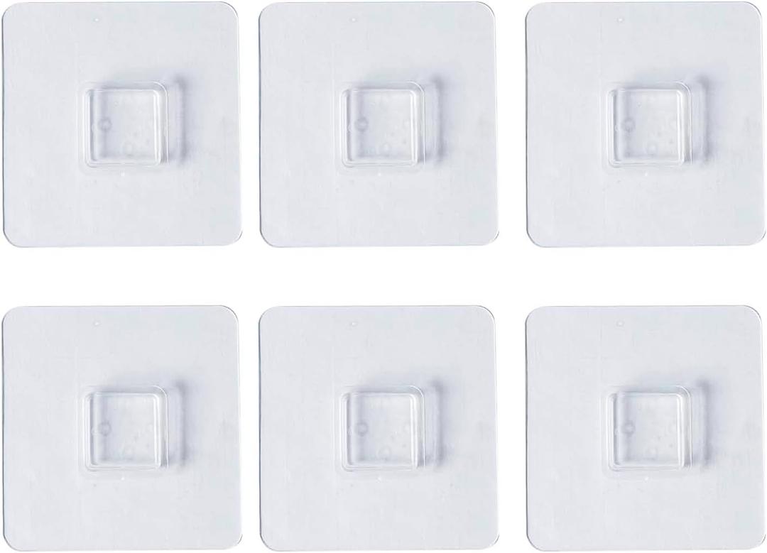 Square Adhesive Pads, for Sotfamily Corner Shower Caddy, 6PCS