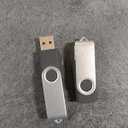 2 Pack 64GB USB Flash Drive USB 2.0 Thumb Drives Jump Drive Fold Storage Memory Stick Swivel Design - Black