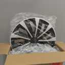 Hubcap Wheel Covers Replacement Size R15 Hub Caps Universal-Fit Steel Wheel Rims Cover ABS Tire Cap for Most Cars Trucks Sedans SUV -Set of 415-inchSilver-Black