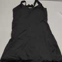 IUGA Womens Tennis Dress with Shorts Underneath Athletic Dress for Women Golf Dresses Summer Outfits for Workout (Small, Black)