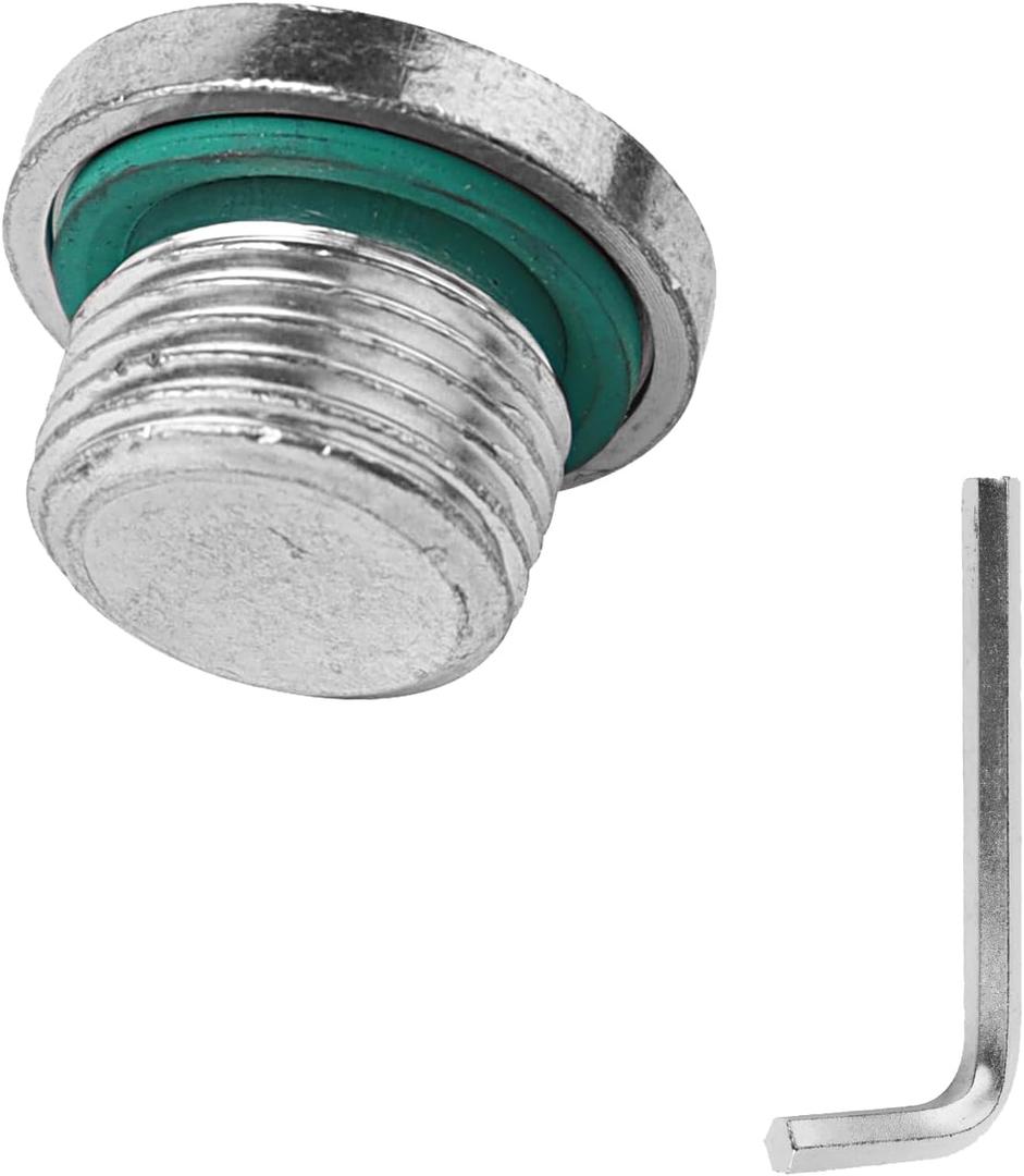 1Pcs Plug Screw Replace for 06237-5J4-010, 9 Speed Transmission Drain Plug Bolt Compatible with Honda Pilot Passport Odyssey Ridgeline MDX TLX 2016-2025, with L Wrench