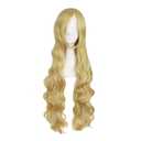 MapofBeauty 32" 80cm Long Hair Spiral Curly Cosplay Costume Wig (Mixed Golden)