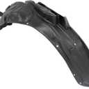 ALMULOO Left Inner Fender Compatible with 2007-2008 Honda Fit w/Manual Transmission Front Wheel Liner Splash Shields Guard Liner Panel Replacement for HO1250111 74151SLNA10 Driver Side