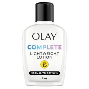 Olay Complete All Day Moisturizer with Broad Spectrum SPF 15 Normal, 4 Fl Oz (Pack of 1)