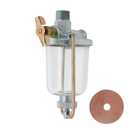 New Fuel Gas Sediment Strainer Bowl Assembly for Allis Chalmers 135 150 165 175 180 202 30 for Massey Ferguson Case IH WC WF WD45 D15 D17 D19 D21 505472M91 70237946 237946 Replaces 70237946 237946