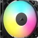 CORSAIR RS120 ARGB 120mm PWM Fan  Daisy-Chain Connection  Low-Noise  Magnetic Dome Bearing  Single Pack  Black