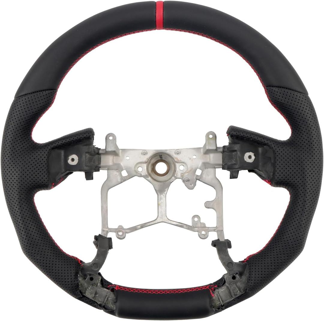 HIGH FLYING Steering Wheel Replacement Part Perforated Leather for Toyota 4Runner 2010-2024, Tacoma 2012-2023, Tundra 2014-2021 (No Heating Function)