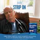 Breathe Right Nasal Strips, Extra Strength Tan Nose Strips, Drug-Free Nasal Congestion Relief for Better Breathing, Help Relieve Snoring, Caused by Colds & Allergies, Deviated Septum, Small/Medium